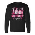 Support Squad Tooth Dental Breast Cancer Awareness Dentist Long Sleeve T-Shirt Gifts ideas