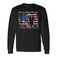 Never Surrender The Usa Grunge Vote Trump 2024 Long Sleeve T-Shirt Gifts ideas