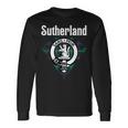Sutherland Clan Scottish Name Coat Of Arms Tartan Long Sleeve T-Shirt Gifts ideas