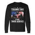 Thank You For Your Service Patriotic Veterans Day Long Sleeve T-Shirt Gifts ideas