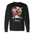 Toms Name Santa Toms Long Sleeve T-Shirt Gifts ideas