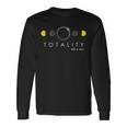 Total Solar Eclipse April 8 2024 Phases Totality Long Sleeve T-Shirt Gifts ideas