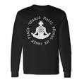 Trance Music Brings Me Inner Peace Vocal Uplifting Long Sleeve T-Shirt Gifts ideas