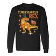 Turkeysaurus Rex Turkey Dab Dino Boys Toddler Thanksgiving Long Sleeve T-Shirt Gifts ideas