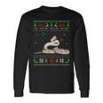 Ugly Christmas Pajama Sweater Snake Animals Lover Long Sleeve T-Shirt Gifts ideas