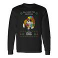 Ugly Christmas Sweater Bully American Bulldog Dog Long Sleeve T-Shirt Gifts ideas