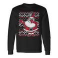 Ugly Christmas Sweater Dabbing Santa Long Sleeve T-Shirt Gifts ideas