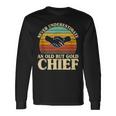 Never Underestimate An Old Chief Police Officer Sheriff Long Sleeve T-Shirt Gifts ideas