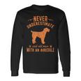 Never Underestimate An Old Man With An Airedale Terrier Long Sleeve T-Shirt Gifts ideas