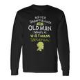 Never Underestimate An Old Man Who's A Vietnam Veteran Long Sleeve T-Shirt Gifts ideas