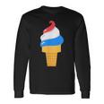 Usa Ice Cream Cone Cute For 4Th Of July Usa Long Sleeve T-Shirt T-Shirt Gifts ideas