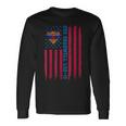 Uss Shadwell Lsd15 Dock Landing Ship American Flag Veteran Long Sleeve T-Shirt Gifts ideas
