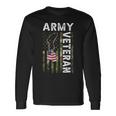 Veteran Vets Us Army Veteran Usa America Camo Flag And Military Dog Tag Veterans Long Sleeve T-Shirt Gifts ideas