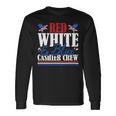 Veteran Vets Us Flag Red White Blue Cashier Crew Veterans Long Sleeve T-Shirt Gifts ideas