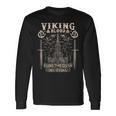 Viking Blood Runs Through My Veins Viking Church Long Sleeve T-Shirt Gifts ideas