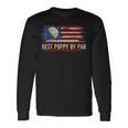 Vintage Best Poppy By Par American Flag GolfGolfer Long Sleeve T-Shirt Gifts ideas