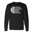 Vintage Fathers Day Dada Daddy Dad Bruh Baseball Long Sleeve T-Shirt T-Shirt Gifts ideas