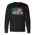 Vintage Merica 4Th Of July Usa Flag Patriotic American Long Sleeve T-Shirt T-Shirt Gifts ideas