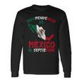 Vintage Mexico Flag 16Th September Mexican Independence Day Long Sleeve T-Shirt Gifts ideas