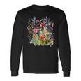 Vintage Nature Lover Botanical Floral Aesthetic Wildflowers Long Sleeve T-Shirt Gifts ideas