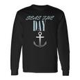 Vintage Sailor Anchor Quote For Sailing Boat Captain Long Sleeve T-Shirt T-Shirt Gifts ideas
