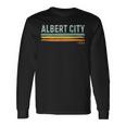 Vintage Stripes Albert City Ia Long Sleeve T-Shirt Gifts ideas