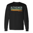 Vintage Stripes Altheimer Ar Long Sleeve T-Shirt Gifts ideas