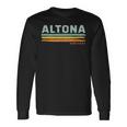 Vintage Stripes Altona Ky Long Sleeve T-Shirt Gifts ideas