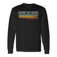 Vintage Stripes Assonet Bay Shores Ma Long Sleeve T-Shirt Gifts ideas