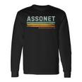 Vintage Stripes Assonet Ma Long Sleeve T-Shirt Gifts ideas