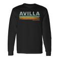 Vintage Stripes Avilla Ar Long Sleeve T-Shirt Gifts ideas