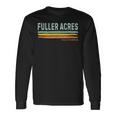 Vintage Stripes Fuller Acres Ca Long Sleeve T-Shirt Gifts ideas