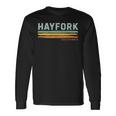 Vintage Stripes Hayfork Ca Long Sleeve T-Shirt Gifts ideas