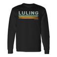 Vintage Stripes Luling Tx Long Sleeve T-Shirt Gifts ideas