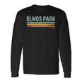 Vintage Stripes Olmos Park Tx Long Sleeve T-Shirt Gifts ideas