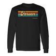 Vintage Sunset Stripes Forsan Texas Long Sleeve T-Shirt Gifts ideas