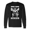 Vintage Tarot Card The Devil Card Occult Tarot Long Sleeve T-Shirt Gifts ideas