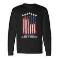 Vintage Us Air Force Veterans Usa American Flag 4Th Of July Long Sleeve Gifts ideas