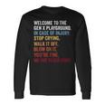 Welcome To The Gen X Playground Generation X 1980 Millennial Long Sleeve Gifts ideas