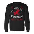 What's Better Than A Capricorn Team Capricorn Birthday Long Sleeve T-Shirt Gifts ideas
