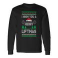 I Wish You A Merry Liftmas Fitness Trainer Long Sleeve T-Shirt Gifts ideas