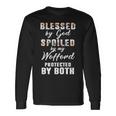 Wofford Name Blessed By God Spoiled By My Wofford Long Sleeve T-Shirt Gifts ideas