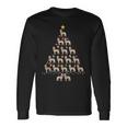 Wolf Christmas Tree Ugly Christmas Sweater Long Sleeve T-Shirt Gifts ideas