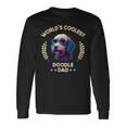 Worlds Coolest Dog Dad Papa Men Doodle Long Sleeve T-Shirt Gifts ideas