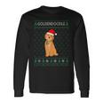 Xmas Goldendoodle Dog Ugly Christmas Sweater Party Long Sleeve T-Shirt Gifts ideas