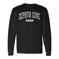 Zephyr Cove Nevada Nv Vintage Athletic Sports Long Sleeve T-Shirt Gifts ideas