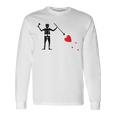 Barbary States Pirate Blackbeard's Flag Blackbeard Long Sleeve T-Shirt Gifts ideas