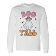 Boo Y’All Country Western Ghost Halloween 2023 Long Sleeve T-Shirt Gifts ideas