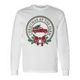 Christmas At The Farm Red Truck Xmas Tree Country Farmhouse Long Sleeve T-Shirt Gifts ideas