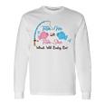 Fish-He Or Fish-She Gender Reveal Decorations Gone Fishing Long Sleeve Gifts ideas